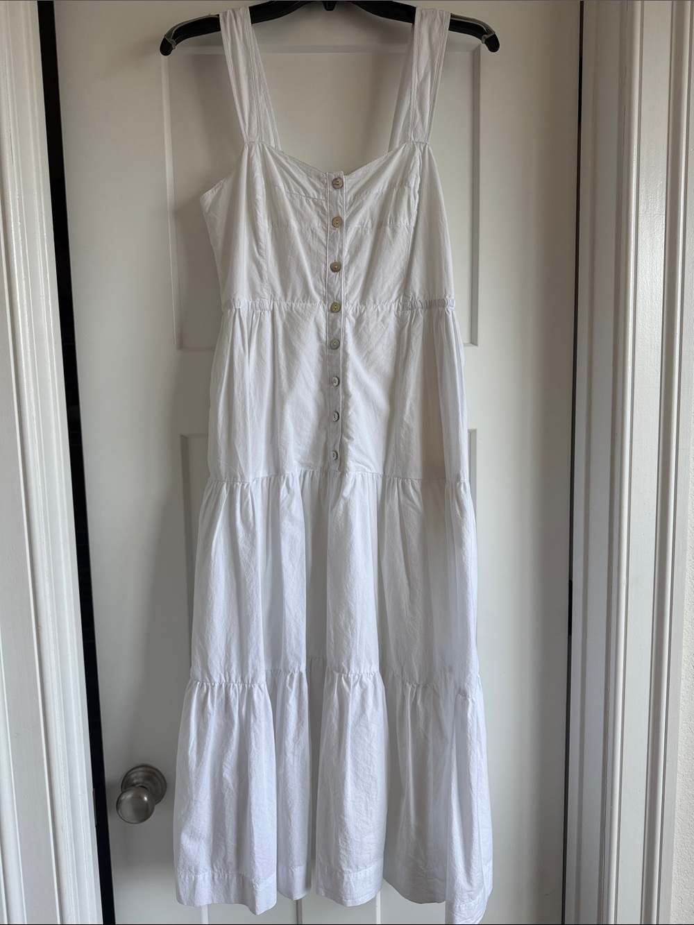 Madewell button down summer midi dress